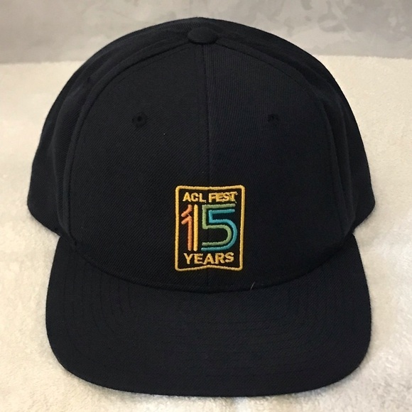 Yupoong Austin City Limits ACL Music Fest Site Ops Adjustable Black Cap - Picture 1 of 13